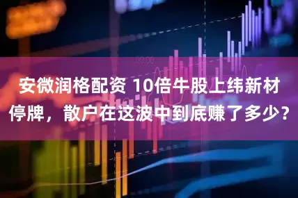 安微润格配资 10倍牛股上纬新材停牌，散户在这波中到底赚了多少？